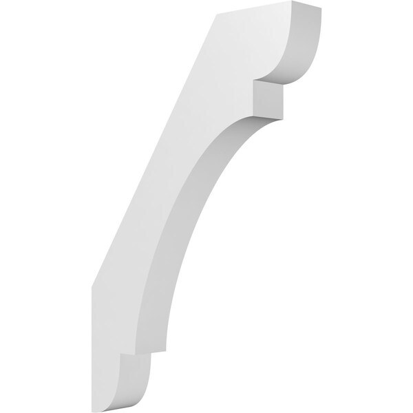 Ekena Millwork 4-in. W x 22-in. D x 34-in. H Olympic Architectural Grade PVC Knee Brace BRCP04X22X34OLY - main